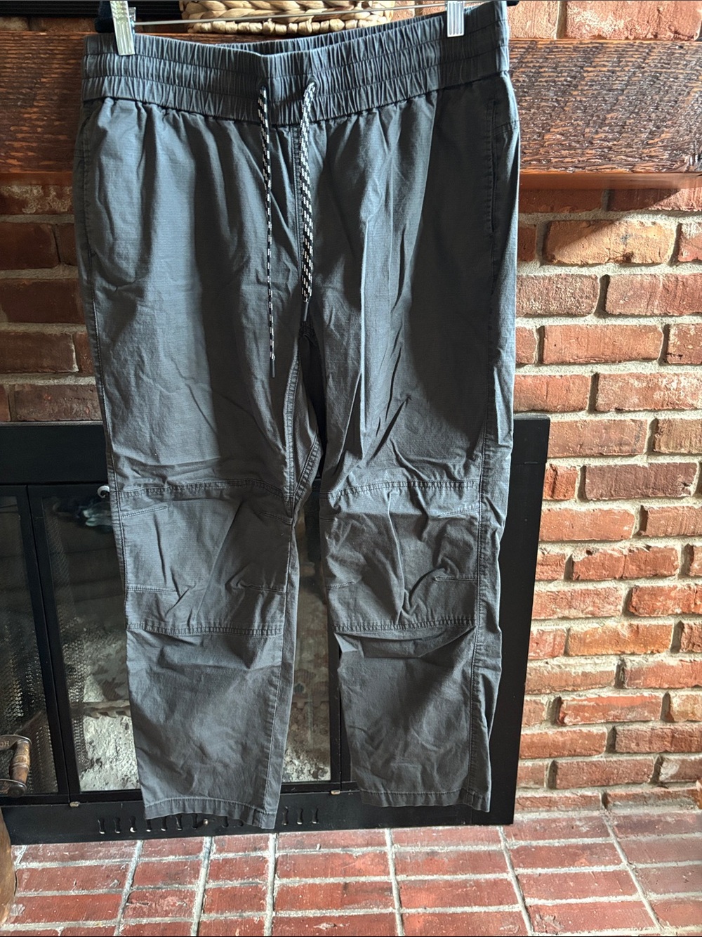 Men's Drawstring Utility Pants - Gray